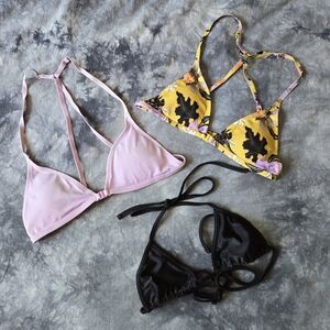 Bundle of 3 Bikinis- Out From Under & American Apparel Bikini (Size S)